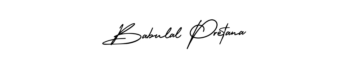 if you are searching for the best signature style for your name Babulal Pretana. so please give up your signature search. here we have designed multiple signature styles  using AmerikaSignatureDemo-Regular. Babulal Pretana signature style 3 images and pictures png