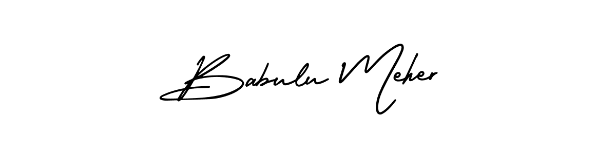 Also we have Babulu Meher name is the best signature style. Create professional handwritten signature collection using AmerikaSignatureDemo-Regular autograph style. Babulu Meher signature style 3 images and pictures png