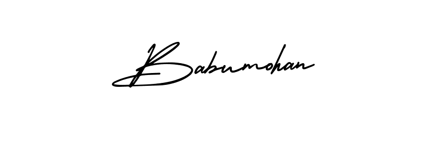 Make a beautiful signature design for name Babumohan. Use this online signature maker to create a handwritten signature for free. Babumohan signature style 3 images and pictures png