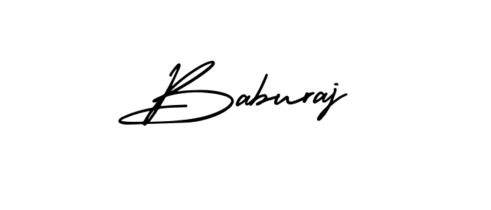 How to make Baburaj signature? AmerikaSignatureDemo-Regular is a professional autograph style. Create handwritten signature for Baburaj name. Baburaj signature style 3 images and pictures png