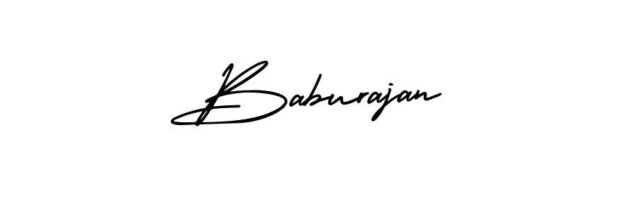 It looks lik you need a new signature style for name Baburajan. Design unique handwritten (AmerikaSignatureDemo-Regular) signature with our free signature maker in just a few clicks. Baburajan signature style 3 images and pictures png