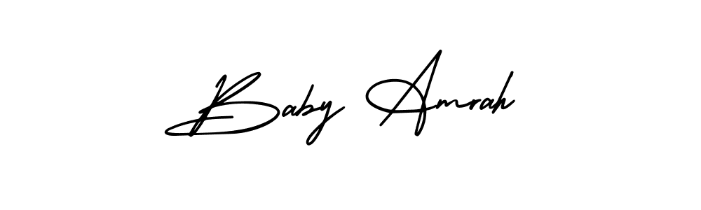Make a short Baby Amrah signature style. Manage your documents anywhere anytime using AmerikaSignatureDemo-Regular. Create and add eSignatures, submit forms, share and send files easily. Baby Amrah signature style 3 images and pictures png