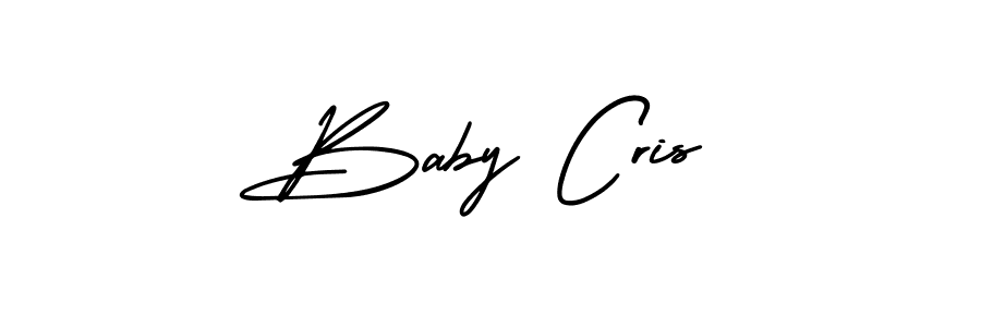 How to Draw Baby Cris signature style? AmerikaSignatureDemo-Regular is a latest design signature styles for name Baby Cris. Baby Cris signature style 3 images and pictures png