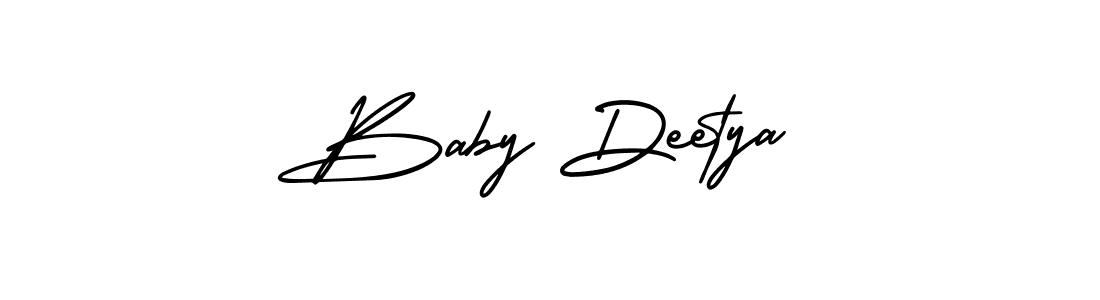 Similarly AmerikaSignatureDemo-Regular is the best handwritten signature design. Signature creator online .You can use it as an online autograph creator for name Baby Deetya. Baby Deetya signature style 3 images and pictures png