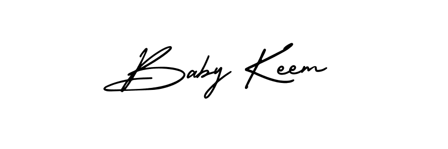 Create a beautiful signature design for name Baby Keem. With this signature (AmerikaSignatureDemo-Regular) fonts, you can make a handwritten signature for free. Baby Keem signature style 3 images and pictures png