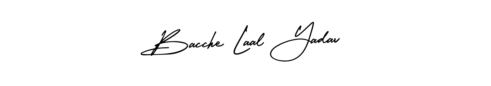 if you are searching for the best signature style for your name Bacche Laal Yadav. so please give up your signature search. here we have designed multiple signature styles  using AmerikaSignatureDemo-Regular. Bacche Laal Yadav signature style 3 images and pictures png