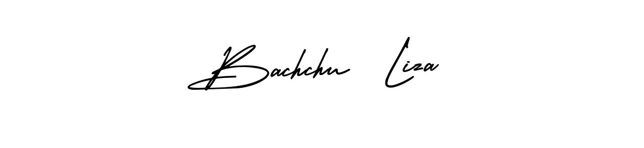 Once you've used our free online signature maker to create your best signature AmerikaSignatureDemo-Regular style, it's time to enjoy all of the benefits that Bachchu  Liza name signing documents. Bachchu  Liza signature style 3 images and pictures png