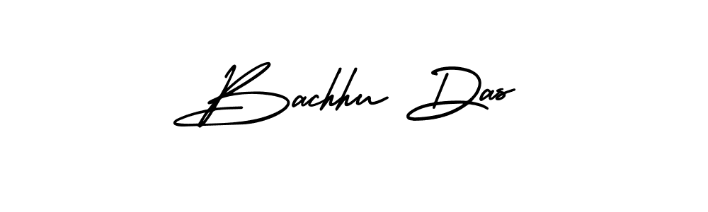 How to make Bachhu Das name signature. Use AmerikaSignatureDemo-Regular style for creating short signs online. This is the latest handwritten sign. Bachhu Das signature style 3 images and pictures png
