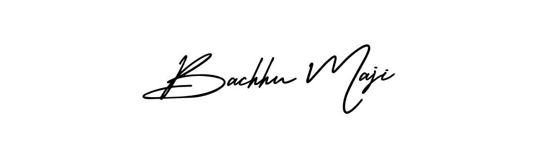 Use a signature maker to create a handwritten signature online. With this signature software, you can design (AmerikaSignatureDemo-Regular) your own signature for name Bachhu Maji. Bachhu Maji signature style 3 images and pictures png