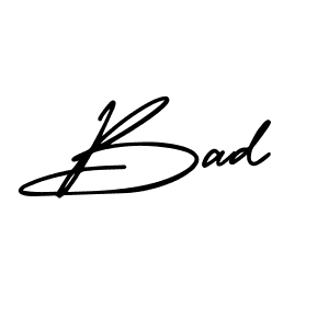 Make a beautiful signature design for name Bad. With this signature (AmerikaSignatureDemo-Regular) style, you can create a handwritten signature for free. Bad signature style 3 images and pictures png