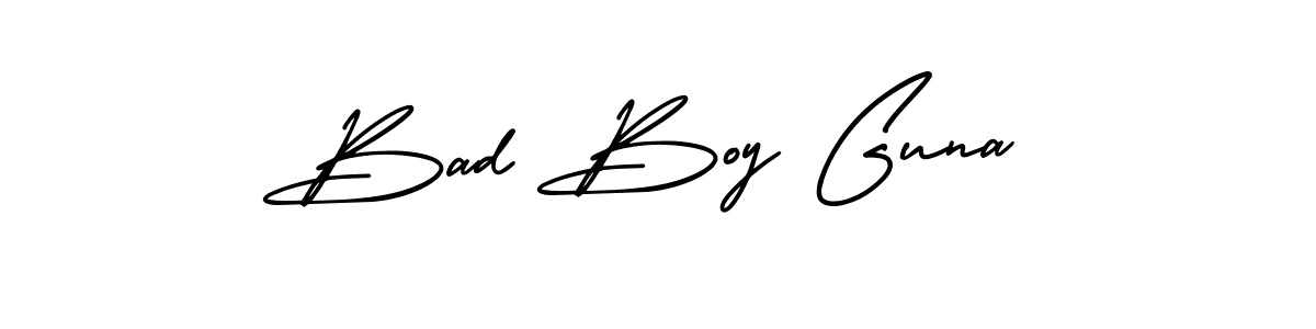 Create a beautiful signature design for name Bad Boy Guna. With this signature (AmerikaSignatureDemo-Regular) fonts, you can make a handwritten signature for free. Bad Boy Guna signature style 3 images and pictures png