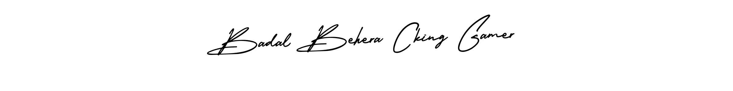 It looks lik you need a new signature style for name Badal Behera Cking Gamer. Design unique handwritten (AmerikaSignatureDemo-Regular) signature with our free signature maker in just a few clicks. Badal Behera Cking Gamer signature style 3 images and pictures png