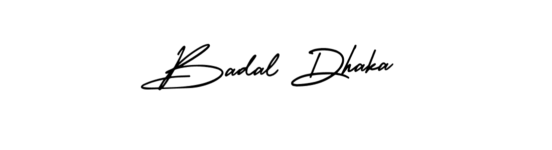 It looks lik you need a new signature style for name Badal Dhaka. Design unique handwritten (AmerikaSignatureDemo-Regular) signature with our free signature maker in just a few clicks. Badal Dhaka signature style 3 images and pictures png