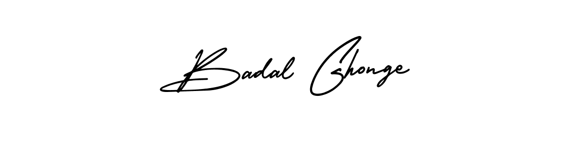 AmerikaSignatureDemo-Regular is a professional signature style that is perfect for those who want to add a touch of class to their signature. It is also a great choice for those who want to make their signature more unique. Get Badal Ghonge name to fancy signature for free. Badal Ghonge signature style 3 images and pictures png