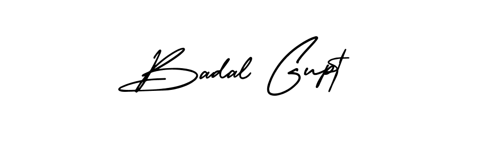 if you are searching for the best signature style for your name Badal Gupt. so please give up your signature search. here we have designed multiple signature styles  using AmerikaSignatureDemo-Regular. Badal Gupt signature style 3 images and pictures png