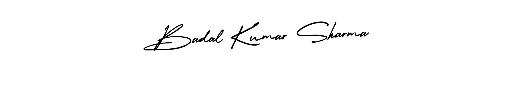 How to Draw Badal Kumar Sharma signature style? AmerikaSignatureDemo-Regular is a latest design signature styles for name Badal Kumar Sharma. Badal Kumar Sharma signature style 3 images and pictures png