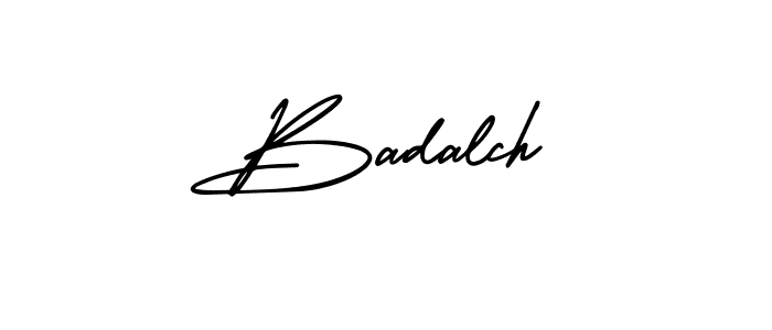 Create a beautiful signature design for name Badalch. With this signature (AmerikaSignatureDemo-Regular) fonts, you can make a handwritten signature for free. Badalch signature style 3 images and pictures png