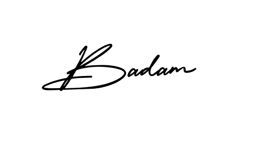 Also You can easily find your signature by using the search form. We will create Badam name handwritten signature images for you free of cost using AmerikaSignatureDemo-Regular sign style. Badam signature style 3 images and pictures png