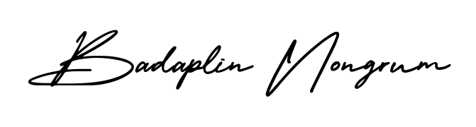 Check out images of Autograph of Badaplin Nongrum name. Actor Badaplin Nongrum Signature Style. AmerikaSignatureDemo-Regular is a professional sign style online. Badaplin Nongrum signature style 3 images and pictures png