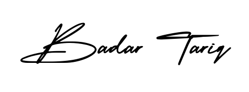 Make your name Badar Tariq memorable on every contract using AmerikaSignatureDemo-Regular autograph style. Instant transparent background export available. Badar Tariq signature style 3 images and pictures png