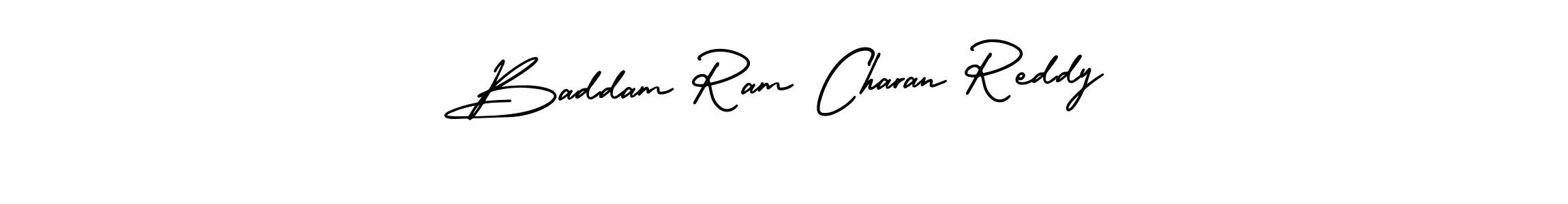 Baddam Ram Charan Reddy stylish signature style. Best Handwritten Sign (AmerikaSignatureDemo-Regular) for my name. Handwritten Signature Collection Ideas for my name Baddam Ram Charan Reddy. Baddam Ram Charan Reddy signature style 3 images and pictures png