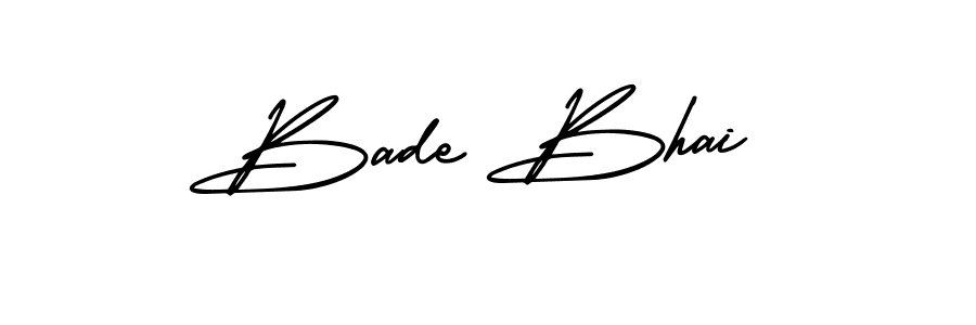 Here are the top 10 professional signature styles for the name Bade Bhai. These are the best autograph styles you can use for your name. Bade Bhai signature style 3 images and pictures png