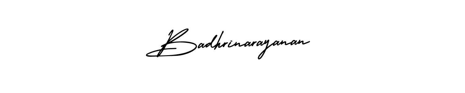 Once you've used our free online signature maker to create your best signature AmerikaSignatureDemo-Regular style, it's time to enjoy all of the benefits that Badhrinarayanan name signing documents. Badhrinarayanan signature style 3 images and pictures png