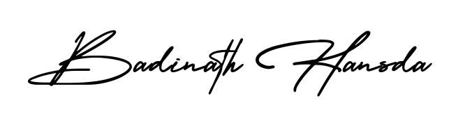 Also You can easily find your signature by using the search form. We will create Badinath Hansda name handwritten signature images for you free of cost using AmerikaSignatureDemo-Regular sign style. Badinath Hansda signature style 3 images and pictures png