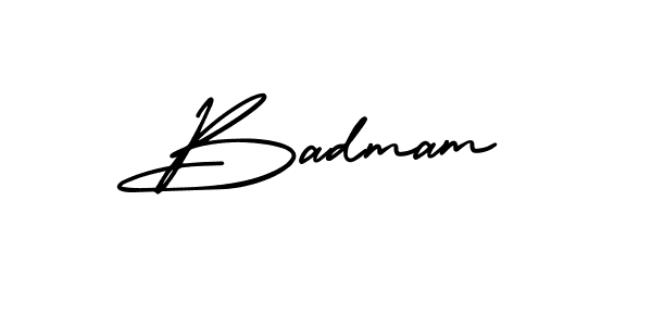 Best and Professional Signature Style for Badmam. AmerikaSignatureDemo-Regular Best Signature Style Collection. Badmam signature style 3 images and pictures png