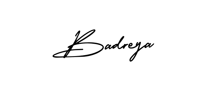 How to Draw Badreya signature style? AmerikaSignatureDemo-Regular is a latest design signature styles for name Badreya. Badreya signature style 3 images and pictures png