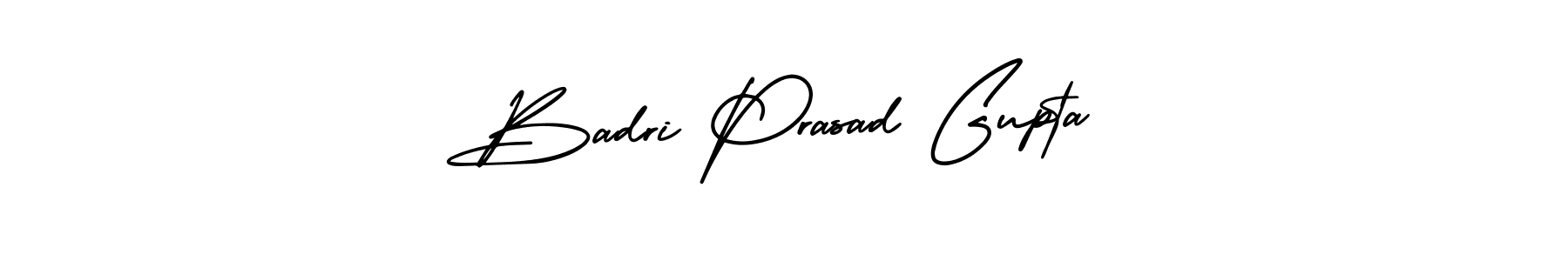 Make a beautiful signature design for name Badri Prasad Gupta. With this signature (AmerikaSignatureDemo-Regular) style, you can create a handwritten signature for free. Badri Prasad Gupta signature style 3 images and pictures png