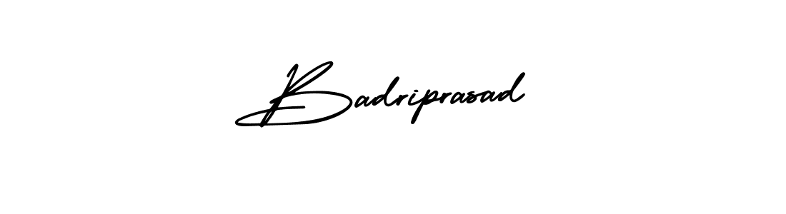 How to make Badriprasad signature? AmerikaSignatureDemo-Regular is a professional autograph style. Create handwritten signature for Badriprasad name. Badriprasad signature style 3 images and pictures png