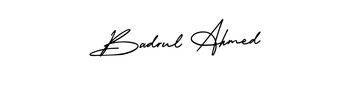 It looks lik you need a new signature style for name Badrul Ahmed. Design unique handwritten (AmerikaSignatureDemo-Regular) signature with our free signature maker in just a few clicks. Badrul Ahmed signature style 3 images and pictures png