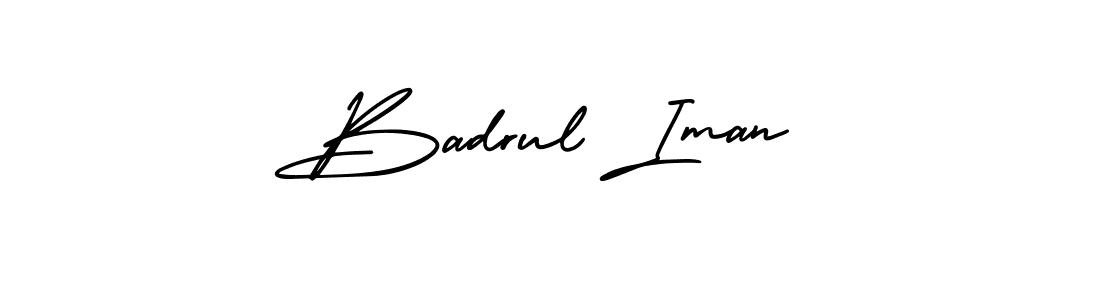 You can use this online signature creator to create a handwritten signature for the name Badrul Iman. This is the best online autograph maker. Badrul Iman signature style 3 images and pictures png