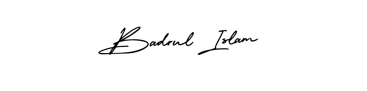 Create a beautiful signature design for name Badrul Islam. With this signature (AmerikaSignatureDemo-Regular) fonts, you can make a handwritten signature for free. Badrul Islam signature style 3 images and pictures png