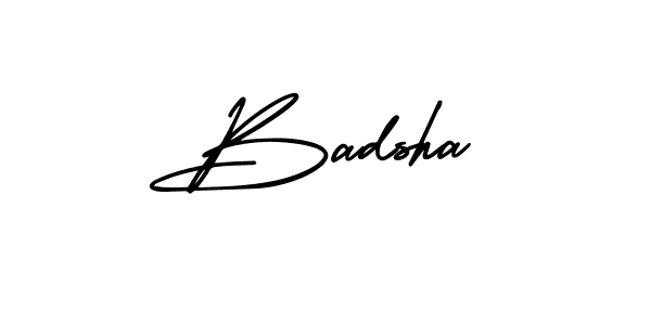 Badsha stylish signature style. Best Handwritten Sign (AmerikaSignatureDemo-Regular) for my name. Handwritten Signature Collection Ideas for my name Badsha. Badsha signature style 3 images and pictures png