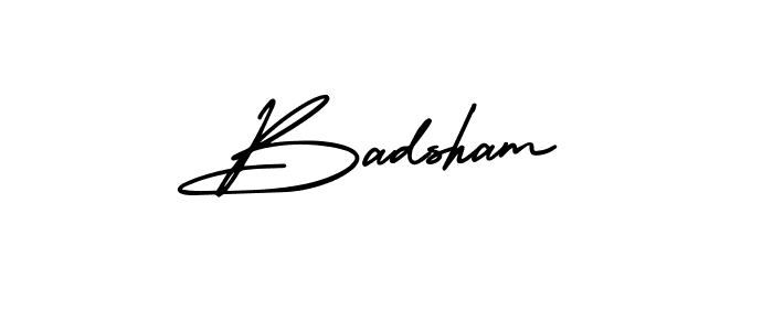 Best and Professional Signature Style for Badsham. AmerikaSignatureDemo-Regular Best Signature Style Collection. Badsham signature style 3 images and pictures png