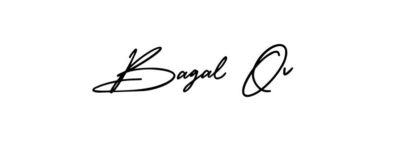 Create a beautiful signature design for name Bagal Ov. With this signature (AmerikaSignatureDemo-Regular) fonts, you can make a handwritten signature for free. Bagal Ov signature style 3 images and pictures png