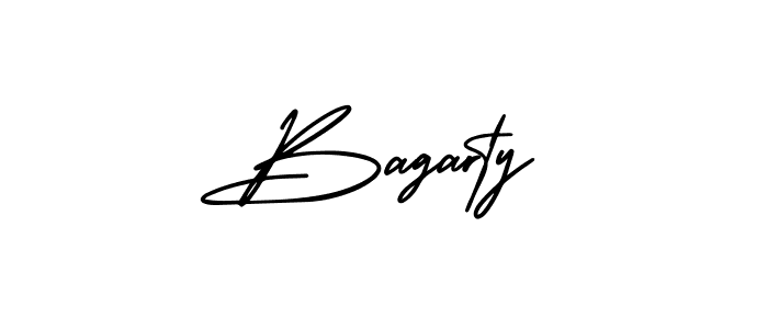 How to make Bagarty signature? AmerikaSignatureDemo-Regular is a professional autograph style. Create handwritten signature for Bagarty name. Bagarty signature style 3 images and pictures png