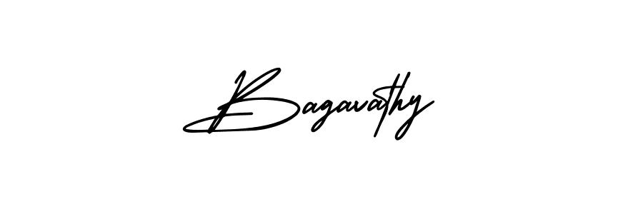 Make a beautiful signature design for name Bagavathy. With this signature (AmerikaSignatureDemo-Regular) style, you can create a handwritten signature for free. Bagavathy signature style 3 images and pictures png