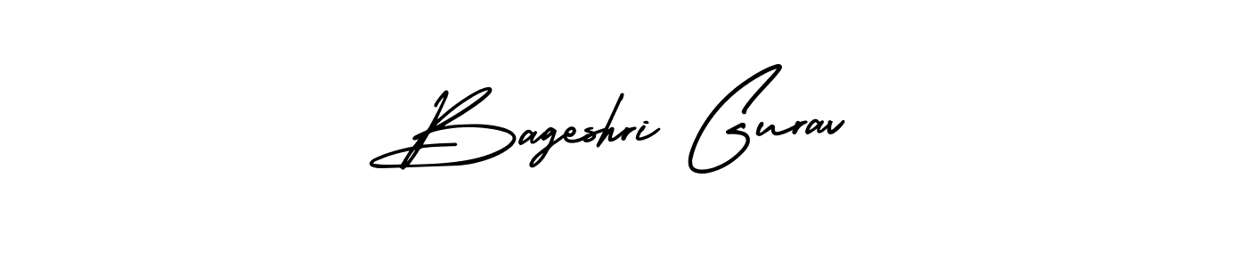 How to Draw Bageshri Gurav signature style? AmerikaSignatureDemo-Regular is a latest design signature styles for name Bageshri Gurav. Bageshri Gurav signature style 3 images and pictures png