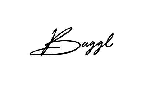 Design your own signature with our free online signature maker. With this signature software, you can create a handwritten (AmerikaSignatureDemo-Regular) signature for name Baggl. Baggl signature style 3 images and pictures png