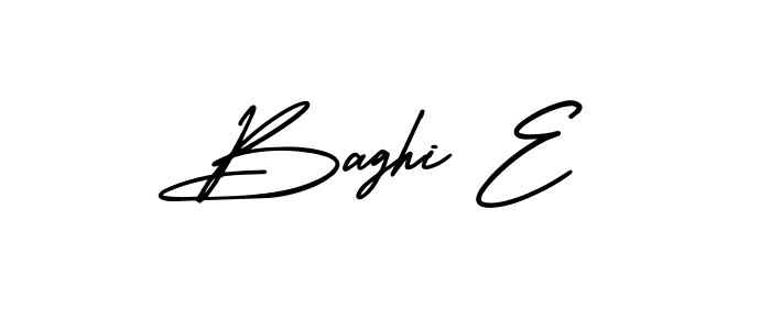 Best and Professional Signature Style for Baghi E. AmerikaSignatureDemo-Regular Best Signature Style Collection. Baghi E signature style 3 images and pictures png
