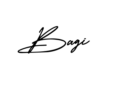 How to make Bagi signature? AmerikaSignatureDemo-Regular is a professional autograph style. Create handwritten signature for Bagi name. Bagi signature style 3 images and pictures png