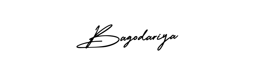 Make a short Bagodariya signature style. Manage your documents anywhere anytime using AmerikaSignatureDemo-Regular. Create and add eSignatures, submit forms, share and send files easily. Bagodariya signature style 3 images and pictures png