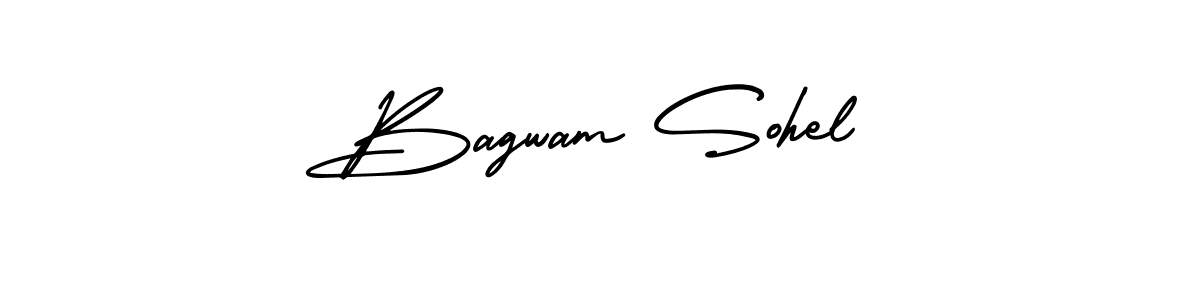 Also You can easily find your signature by using the search form. We will create Bagwam Sohel name handwritten signature images for you free of cost using AmerikaSignatureDemo-Regular sign style. Bagwam Sohel signature style 3 images and pictures png