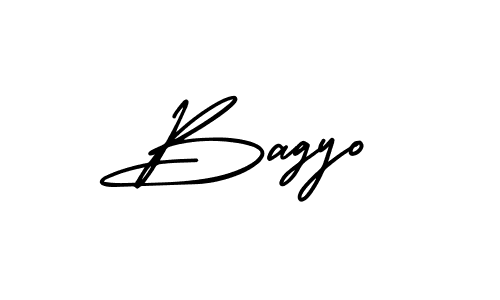 How to make Bagyo signature? AmerikaSignatureDemo-Regular is a professional autograph style. Create handwritten signature for Bagyo name. Bagyo signature style 3 images and pictures png