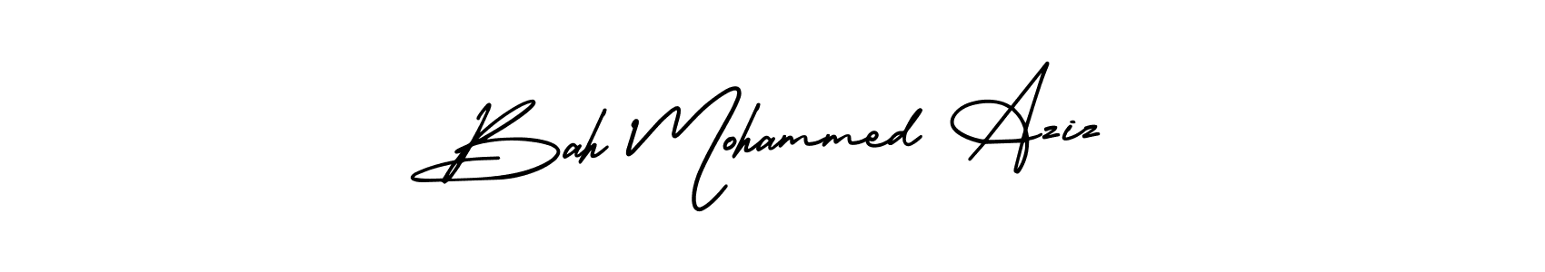 You can use this online signature creator to create a handwritten signature for the name Bah Mohammed Aziz. This is the best online autograph maker. Bah Mohammed Aziz signature style 3 images and pictures png