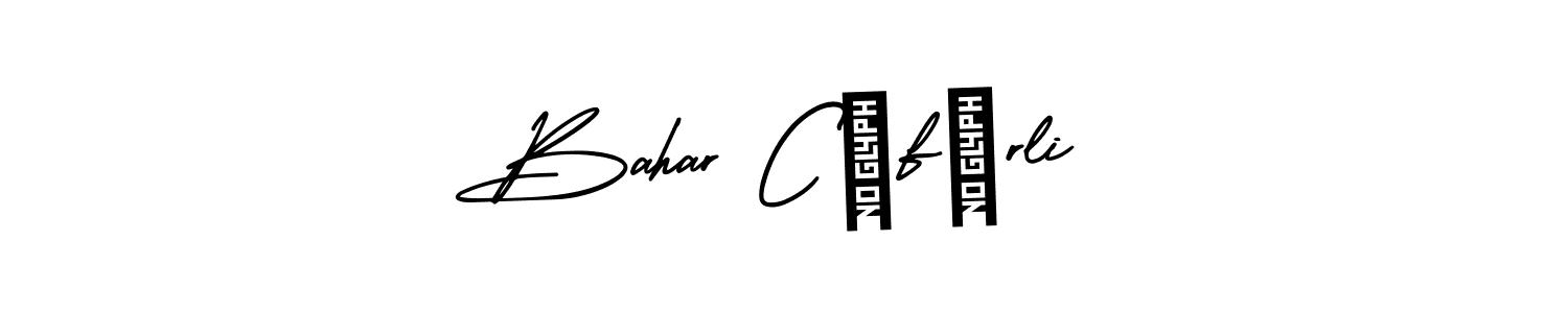 Design your own signature with our free online signature maker. With this signature software, you can create a handwritten (AmerikaSignatureDemo-Regular) signature for name Bahar Cəfərli. Bahar Cəfərli signature style 3 images and pictures png