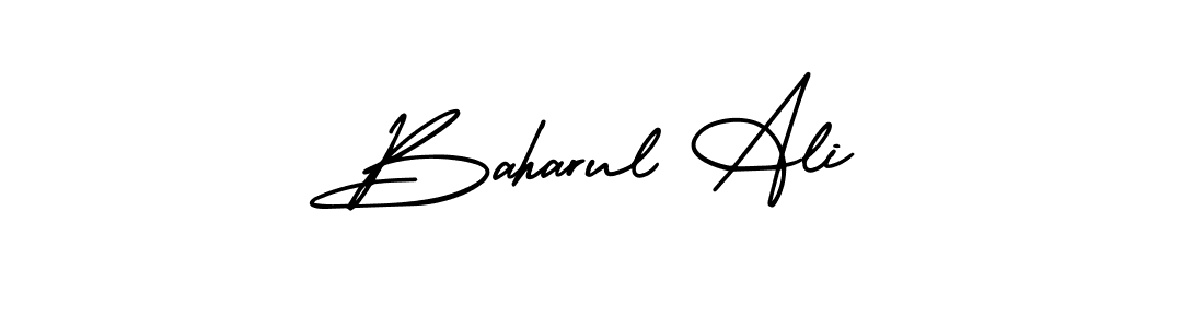 Also You can easily find your signature by using the search form. We will create Baharul Ali name handwritten signature images for you free of cost using AmerikaSignatureDemo-Regular sign style. Baharul Ali signature style 3 images and pictures png